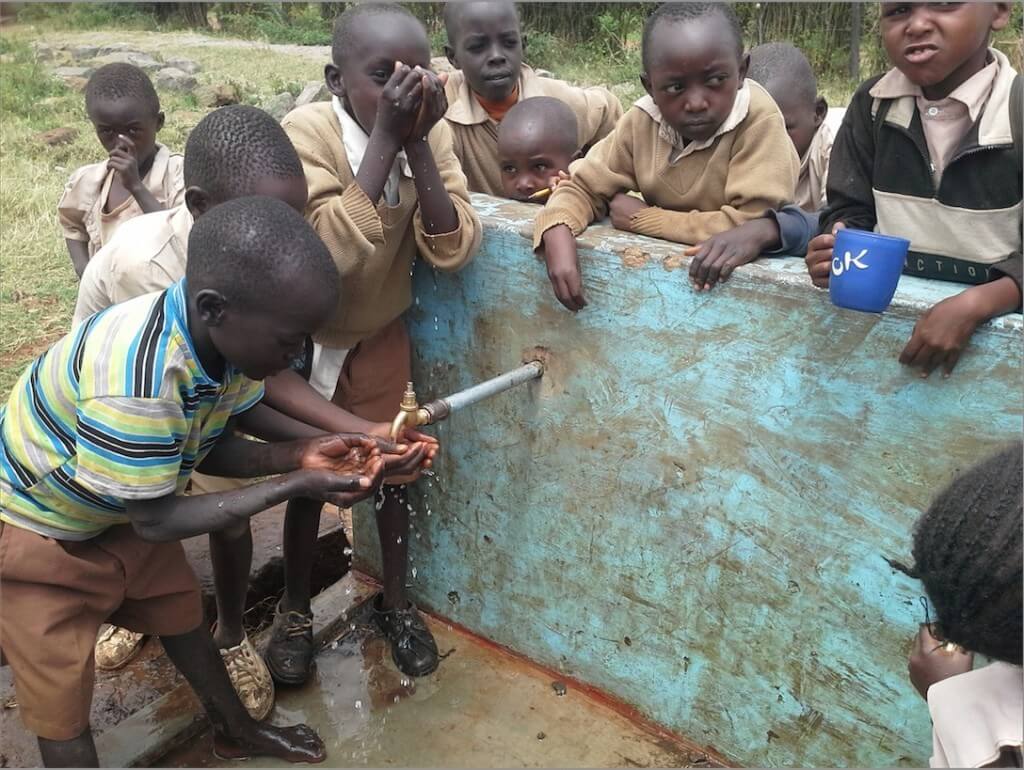 finding solutions for children who are now drinking clean water from a spigot in sub Saharan Africa. 