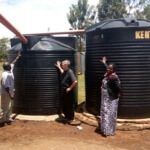 Drinking water to a school