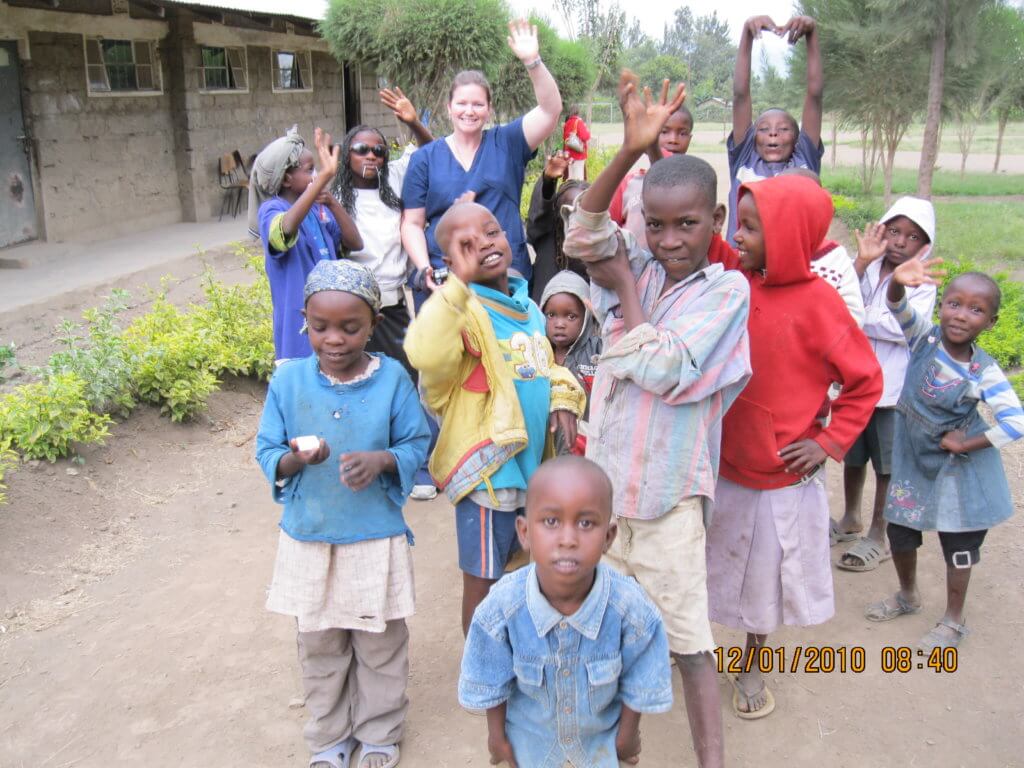 Where we are: Nurse Jaime helping children in Kenya