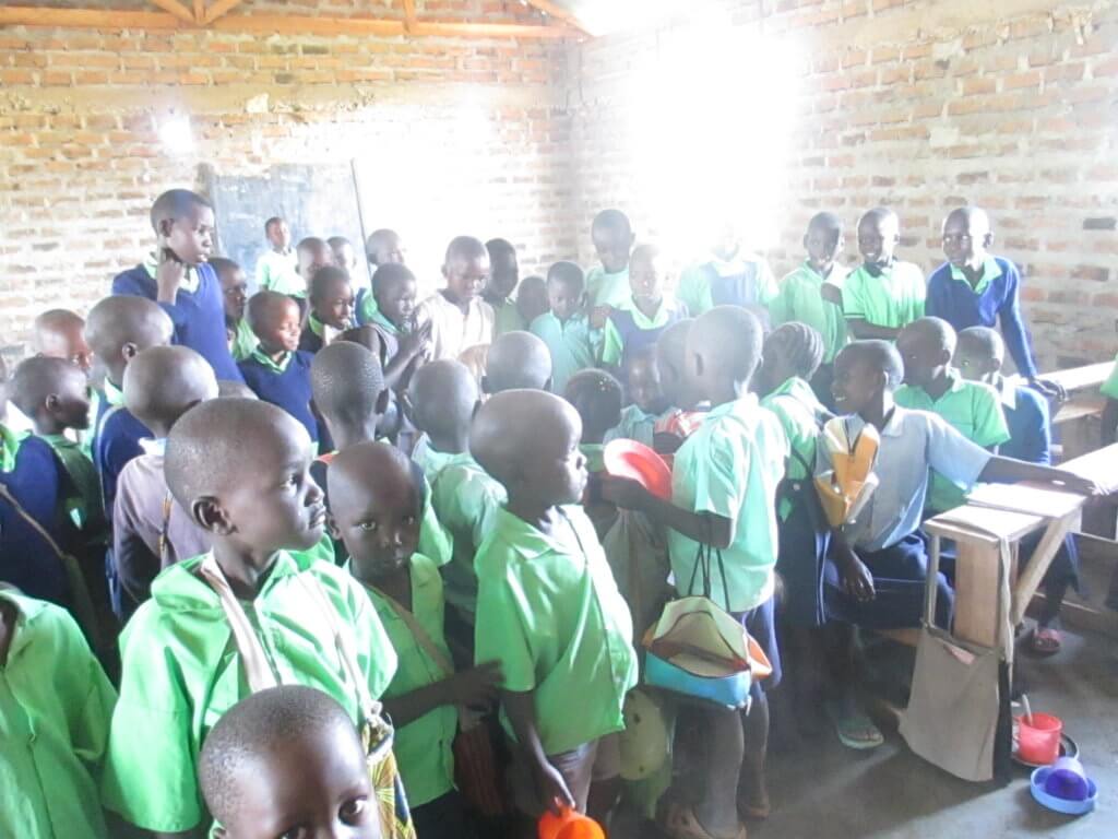 Matching the Challenge - an overcrowded classroom at Miruya Primary School